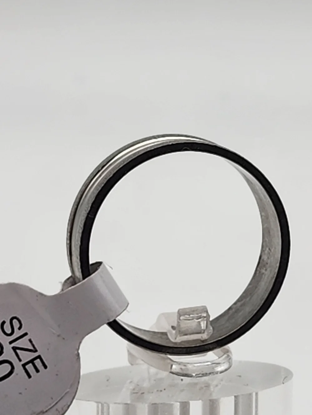 NWT Silver Tone Stainless Steel Band Ring (10.25)